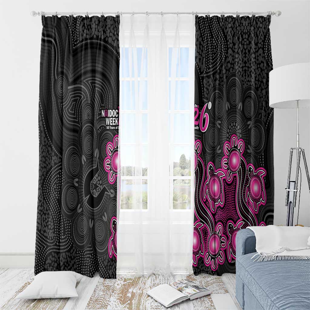 Sydney Sixers NAIDOC Week 2026 Window Curtain Sea Turtles Aboriginal Art