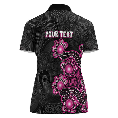 Personalised Sydney Sixers NAIDOC Week 2026 Women Polo Shirt Sea Turtles Aboriginal Art