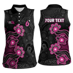 Personalised Sydney Sixers NAIDOC Week 2026 Women Sleeveless Polo Shirt Sea Turtles Aboriginal Art