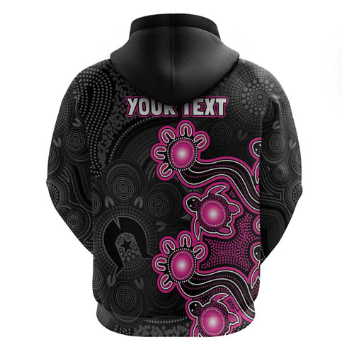 Personalised Sydney Sixers NAIDOC Week 2026 Zip Hoodie Sea Turtles Aboriginal Art