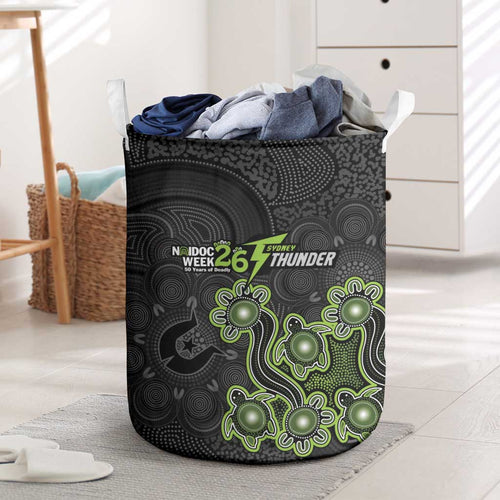 Sydney Thunder NAIDOC Week 2026 Laundry Basket Sea Turtles Aboriginal Art
