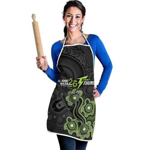 Sydney Thunder NAIDOC Week 2026 Apron Sea Turtles Aboriginal Art