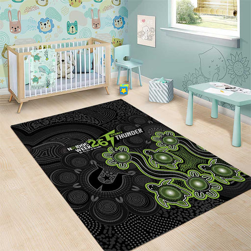 Sydney Thunder NAIDOC Week 2026 Area Rug Sea Turtles Aboriginal Art