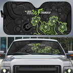 Sydney Thunder NAIDOC Week 2026 Auto Sun Shade Sea Turtles Aboriginal Art