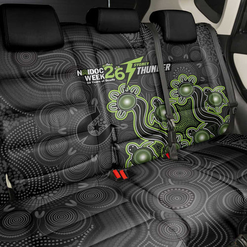 Sydney Thunder NAIDOC Week 2026 Back Car Seat Cover Sea Turtles Aboriginal Art