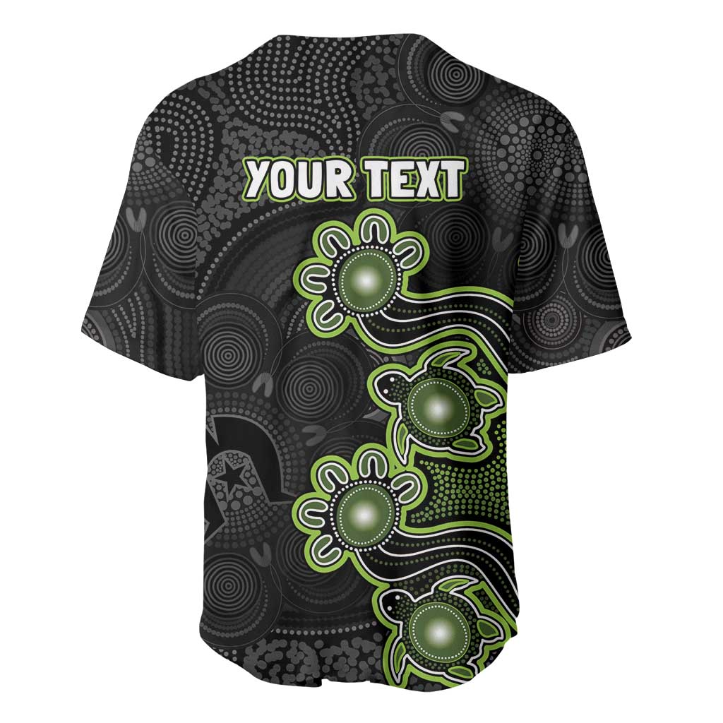 Personalised Sydney Thunder NAIDOC Week 2026 Baseball Jersey Sea Turtles Aboriginal Art