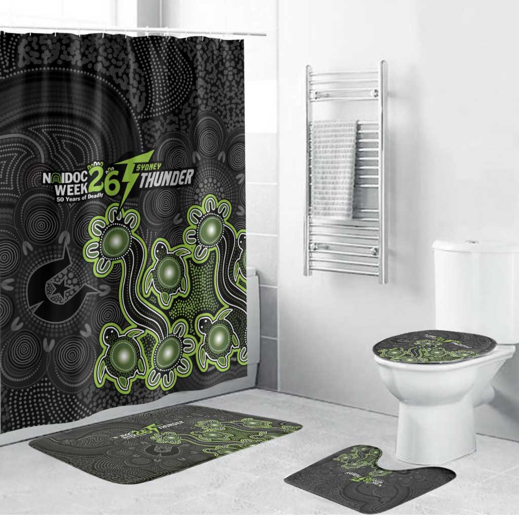 Sydney Thunder NAIDOC Week 2026 Bathroom Set Sea Turtles Aboriginal Art