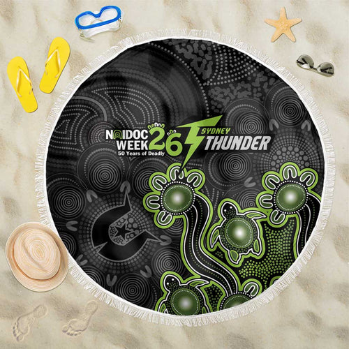 Sydney Thunder NAIDOC Week 2026 Beach Blanket Sea Turtles Aboriginal Art