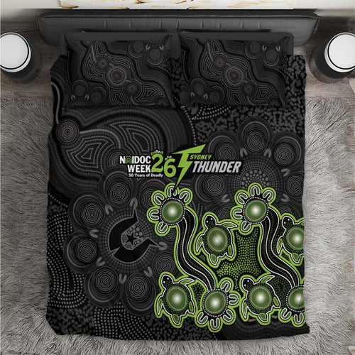 Sydney Thunder NAIDOC Week 2026 Bedding Set Sea Turtles Aboriginal Art