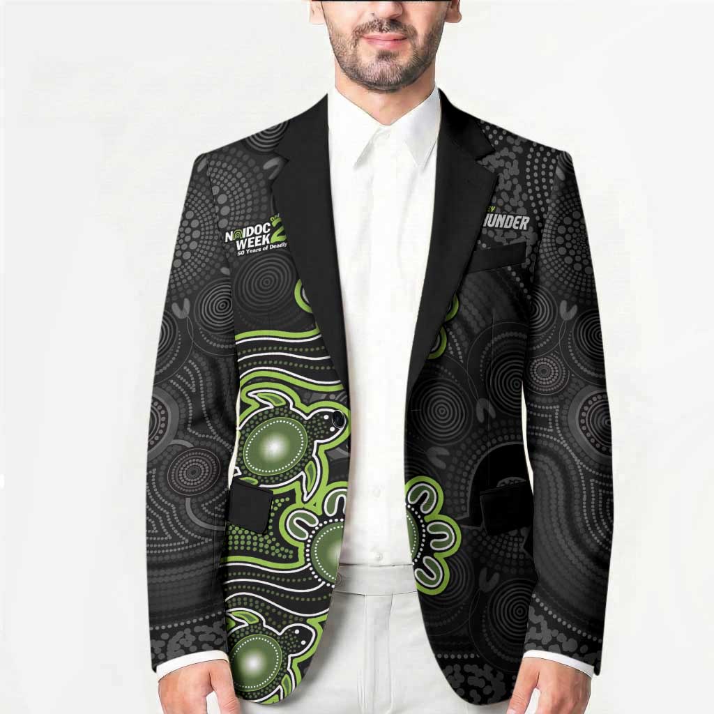 Personalised Sydney Thunder NAIDOC Week 2026 Blazer Sea Turtles Aboriginal Art