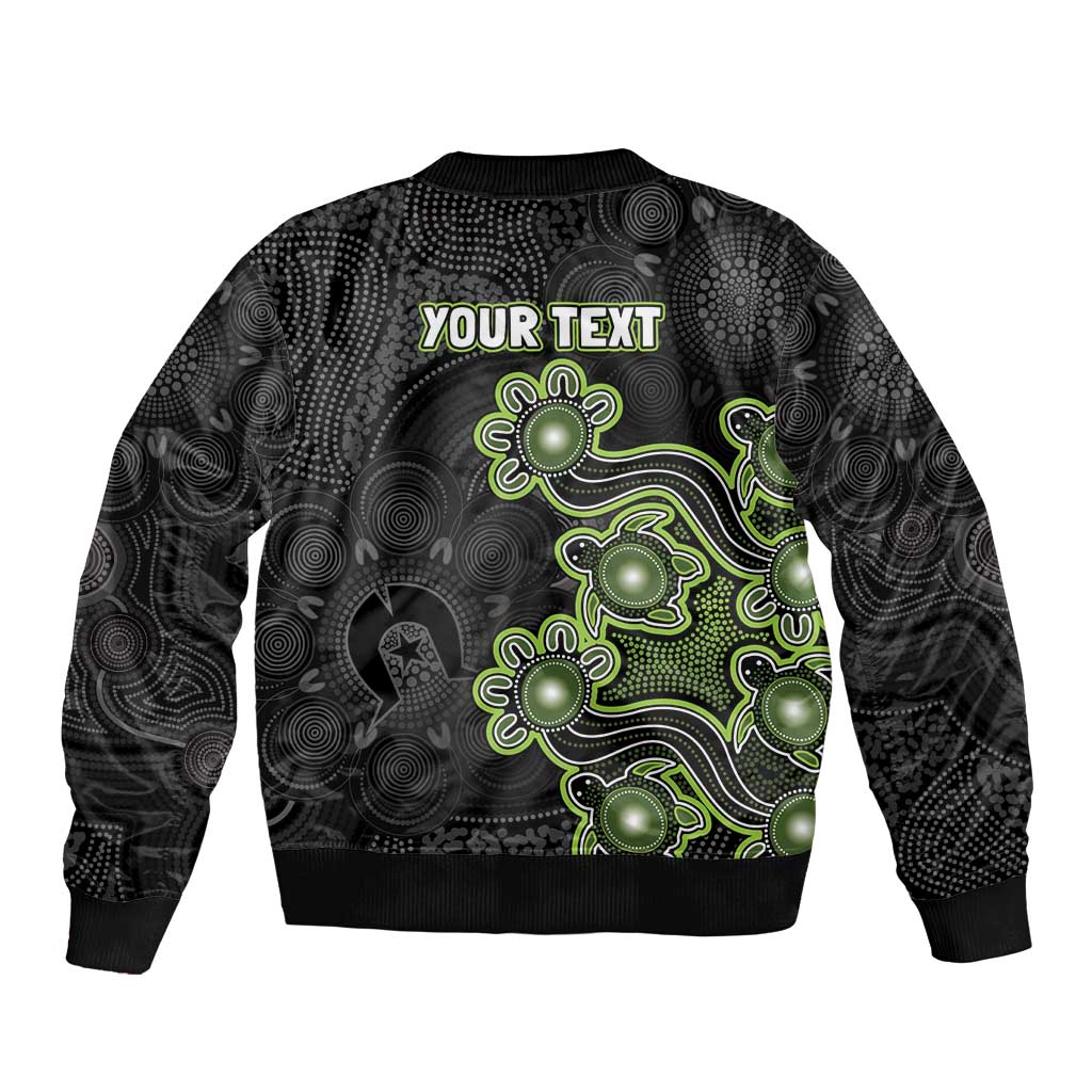 Personalised Sydney Thunder NAIDOC Week 2026 Bomber Jacket Sea Turtles Aboriginal Art