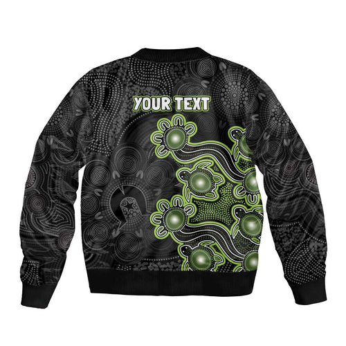 Personalised Sydney Thunder NAIDOC Week 2026 Bomber Jacket Sea Turtles Aboriginal Art