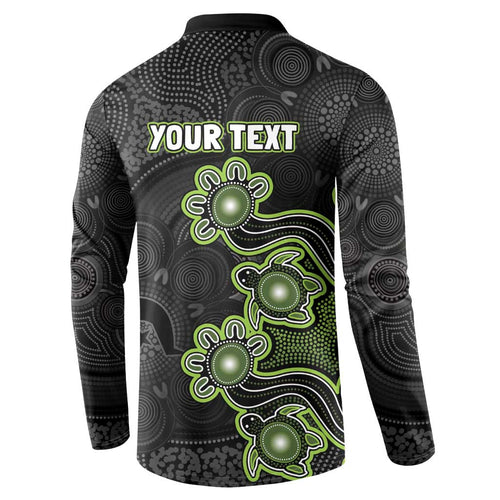 Personalised Sydney Thunder NAIDOC Week 2026 Button Sweatshirt Sea Turtles Aboriginal Art