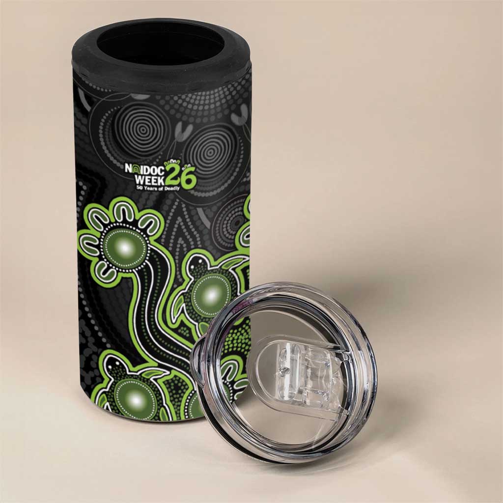 Personalised Sydney Thunder NAIDOC Week 2026 4 in 1 Can Cooler Tumbler Sea Turtles Aboriginal Art