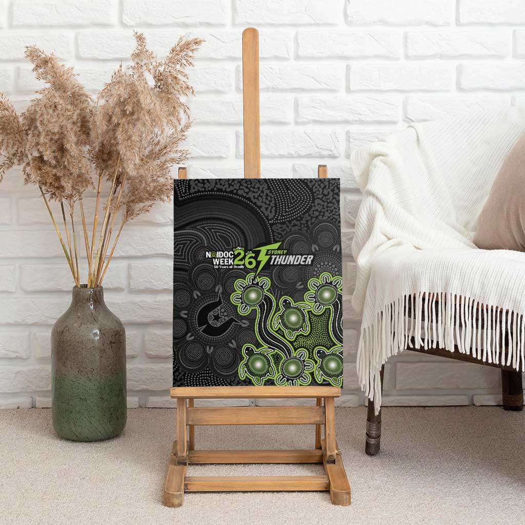 Sydney Thunder NAIDOC Week 2026 Canvas Wall Art Sea Turtles Aboriginal Art