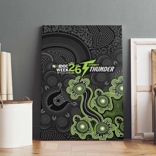 Sydney Thunder NAIDOC Week 2026 Canvas Wall Art Sea Turtles Aboriginal Art