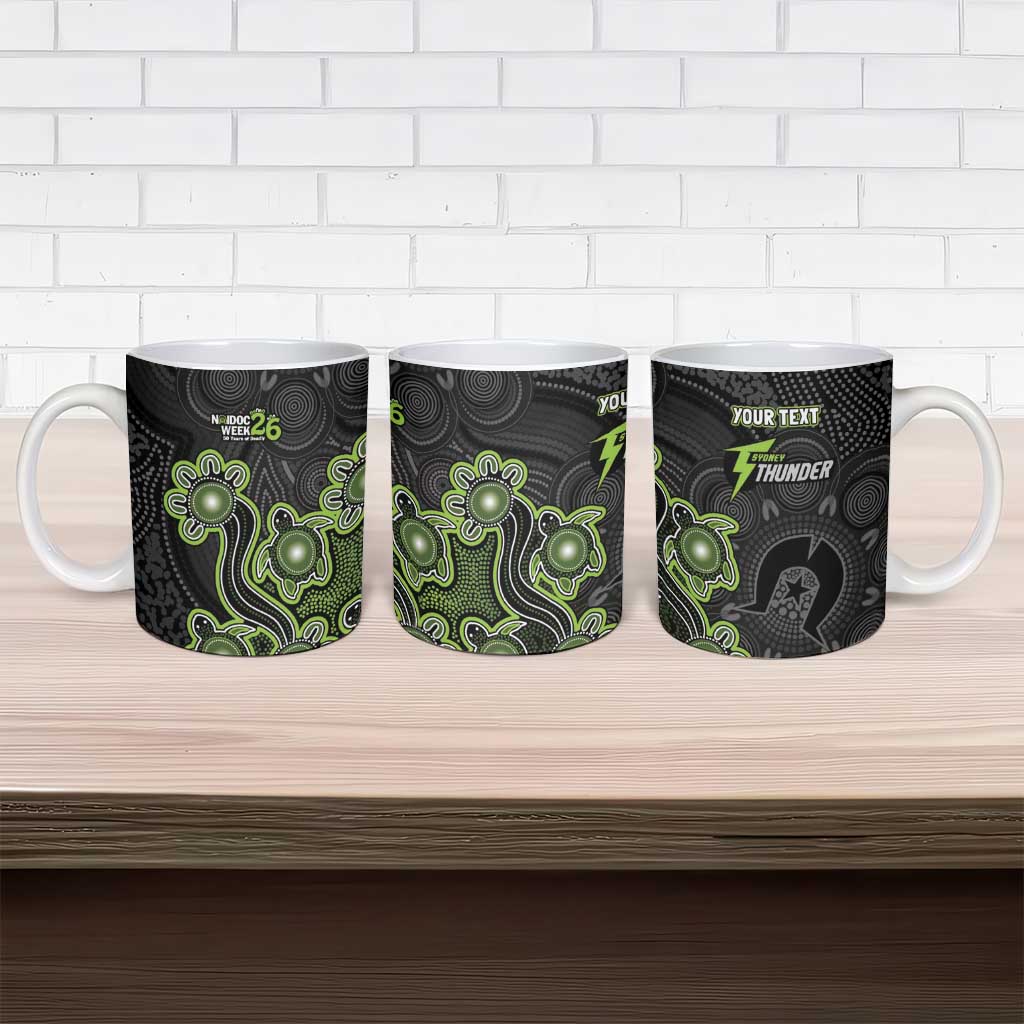 Personalised Sydney Thunder NAIDOC Week 2026 Ceramic Mug Sea Turtles Aboriginal Art
