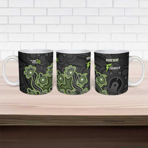 Personalised Sydney Thunder NAIDOC Week 2026 Ceramic Mug Sea Turtles Aboriginal Art