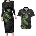 Personalised Sydney Thunder NAIDOC Week 2026 Couples Matching Long Sleeve Bodycon Dress and Hawaiian Shirt Sea Turtles Aboriginal Art