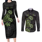 Personalised Sydney Thunder NAIDOC Week 2026 Couples Matching Long Sleeve Bodycon Dress and Long Sleeve Button Shirt Sea Turtles Aboriginal Art