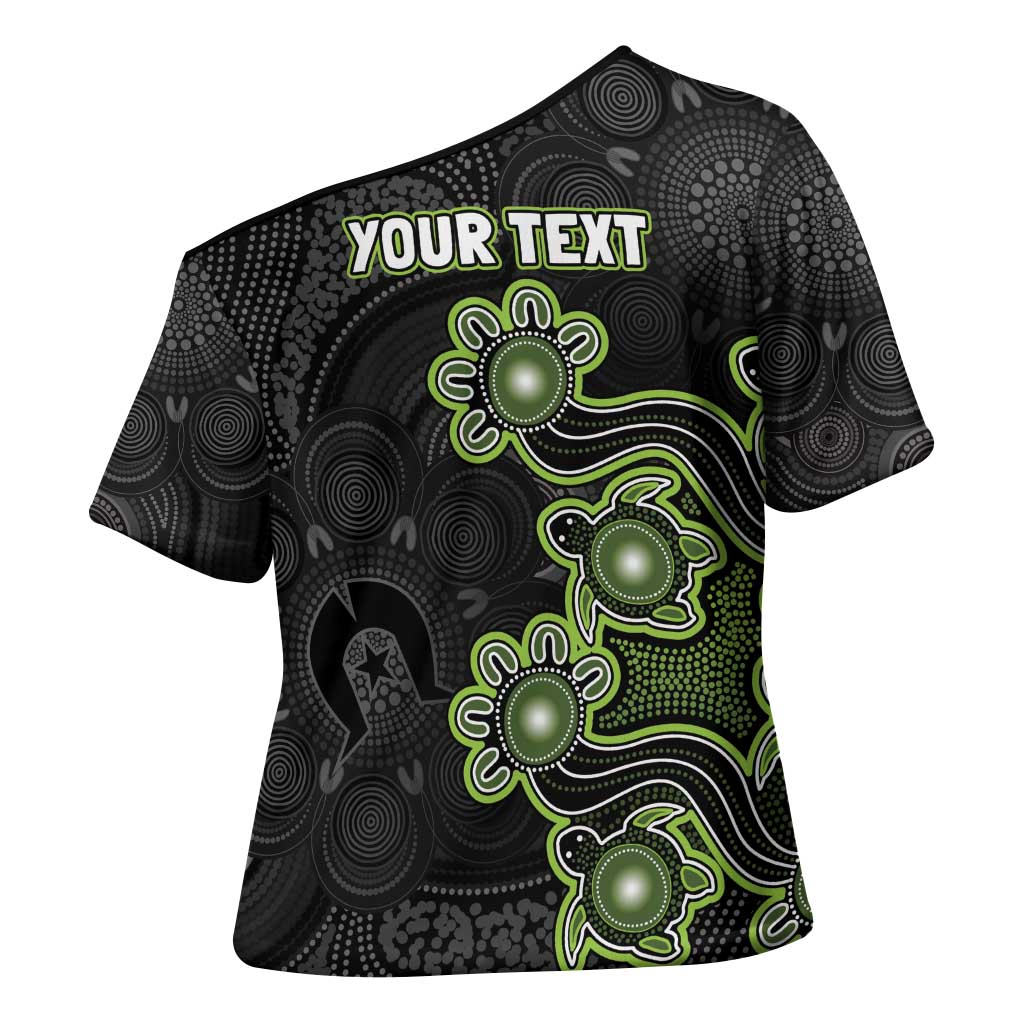Personalised Sydney Thunder NAIDOC Week 2026 Cross Shoulder Shirt Sea Turtles Aboriginal Art