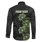 Personalised Sydney Thunder NAIDOC Week 2026 Family Matching Off The Shoulder Long Sleeve Dress and Hawaiian Shirt Sea Turtles Aboriginal Art