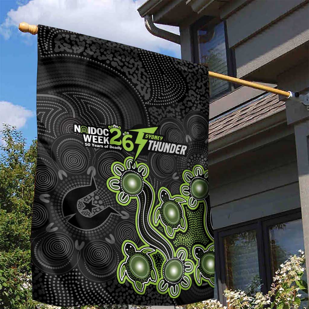 Sydney Thunder NAIDOC Week 2026 Garden Flag Sea Turtles Aboriginal Art