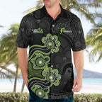 Personalised Sydney Thunder NAIDOC Week 2026 Hawaiian Shirt Sea Turtles Aboriginal Art