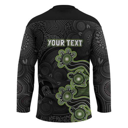 Personalised Sydney Thunder NAIDOC Week 2026 Hockey Jersey Sea Turtles Aboriginal Art