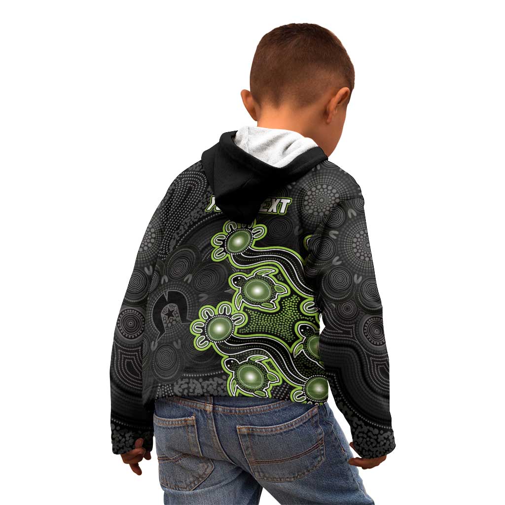 Personalised Sydney Thunder NAIDOC Week 2026 Kid Hoodie Sea Turtles Aboriginal Art