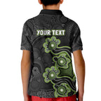 Personalised Sydney Thunder NAIDOC Week 2026 Kid Polo Shirt Sea Turtles Aboriginal Art