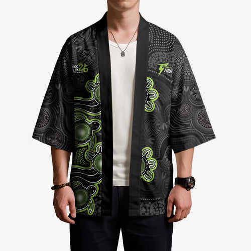 Personalised Sydney Thunder NAIDOC Week 2026 Kimono Sea Turtles Aboriginal Art