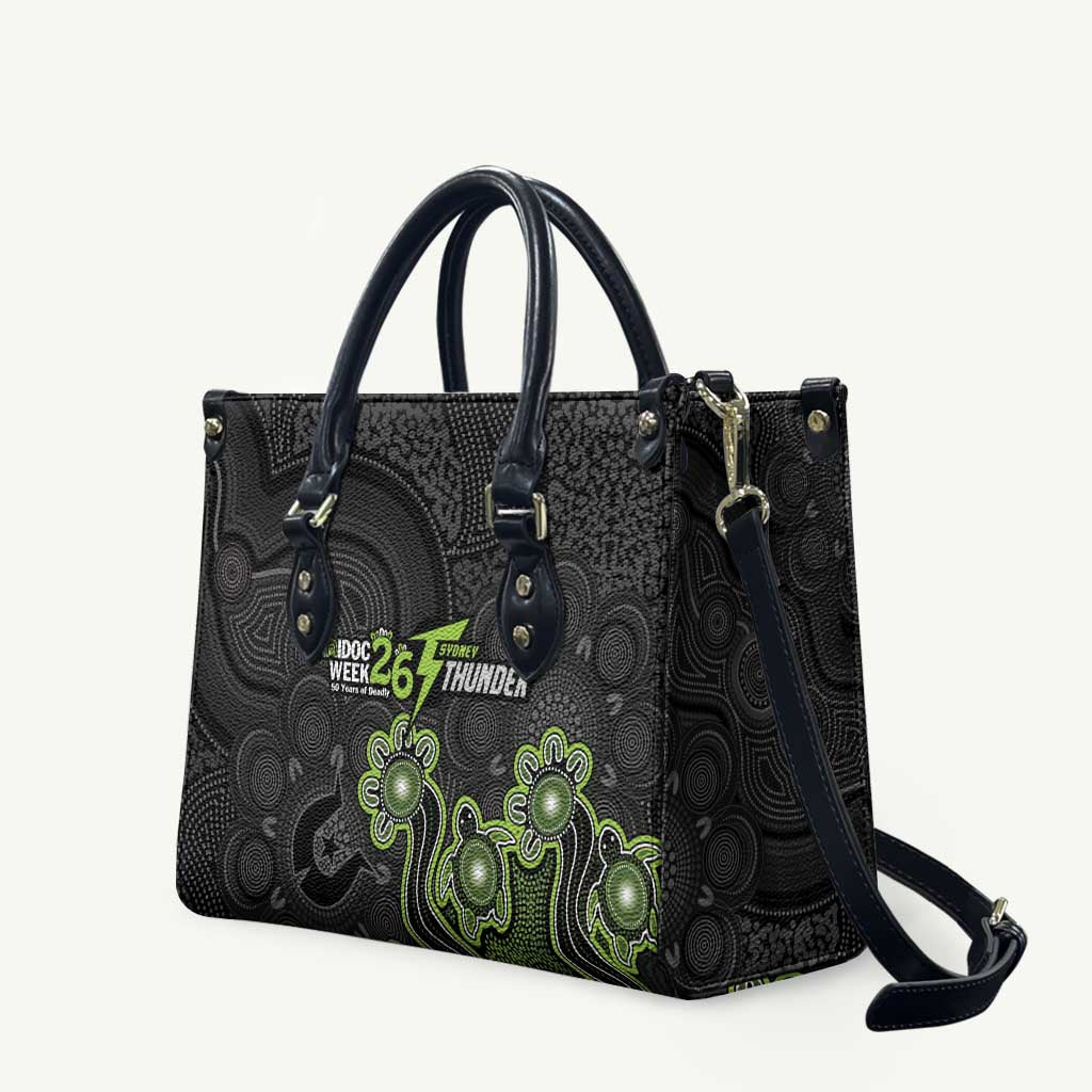 Sydney Thunder NAIDOC Week 2026 Leather Bag Sea Turtles Aboriginal Art