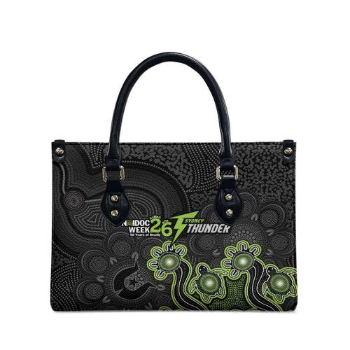 Sydney Thunder NAIDOC Week 2026 Leather Bag Sea Turtles Aboriginal Art