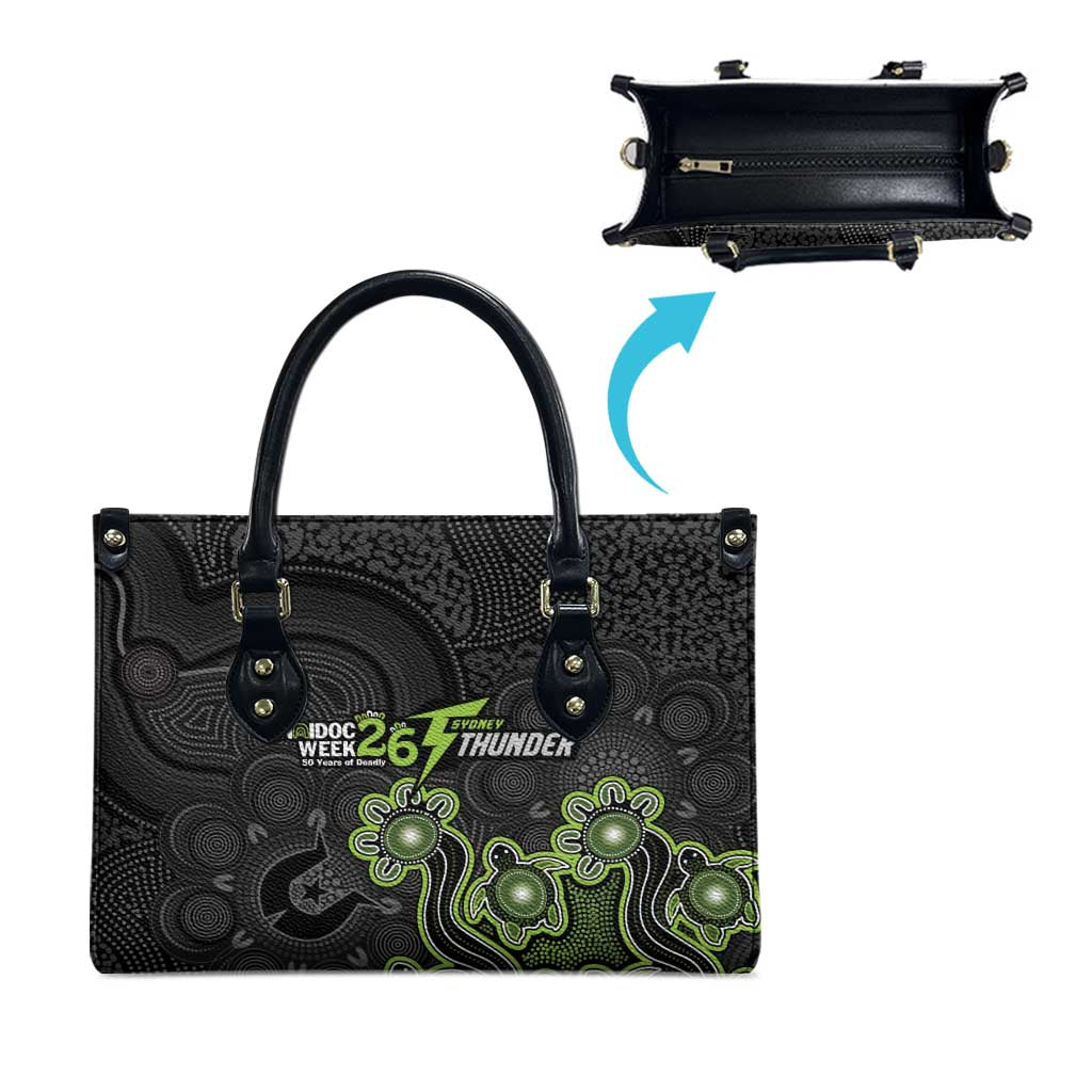 Sydney Thunder NAIDOC Week 2026 Leather Bag Sea Turtles Aboriginal Art