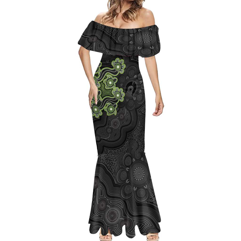 Personalised Sydney Thunder NAIDOC Week 2026 Mermaid Dress Sea Turtles Aboriginal Art