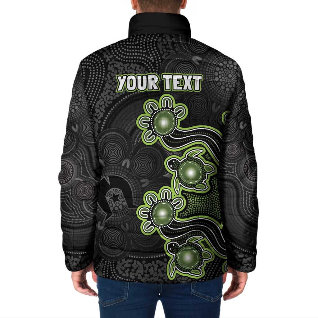 Personalised Sydney Thunder NAIDOC Week 2026 Padded Jacket Sea Turtles Aboriginal Art