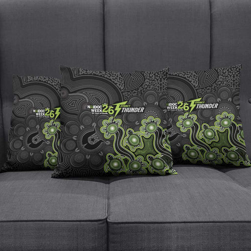 Sydney Thunder NAIDOC Week 2026 Pillow Cover Sea Turtles Aboriginal Art