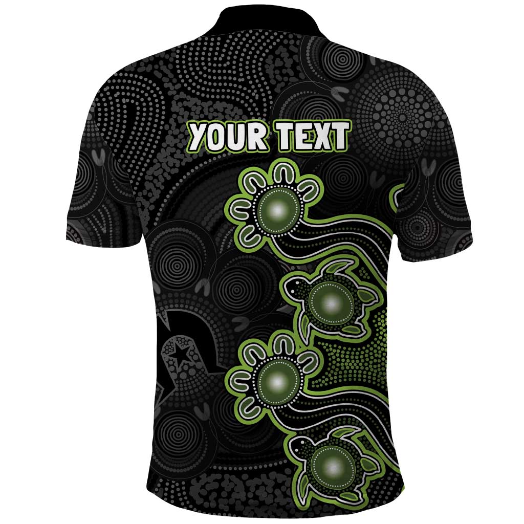 Personalised Sydney Thunder NAIDOC Week 2026 Polo Shirt Sea Turtles Aboriginal Art