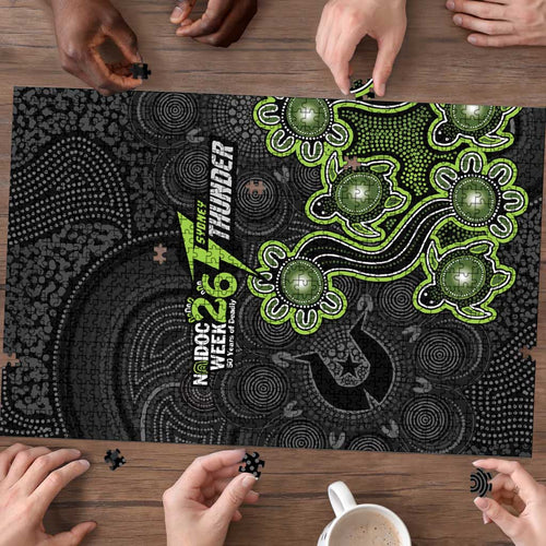 Sydney Thunder NAIDOC Week 2026 Puzzle Sea Turtles Aboriginal Art