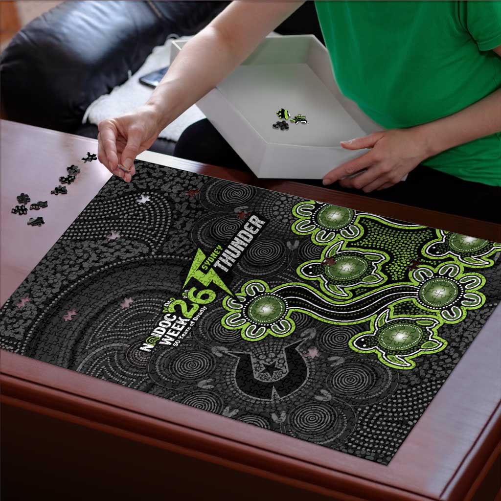 Sydney Thunder NAIDOC Week 2026 Puzzle Sea Turtles Aboriginal Art