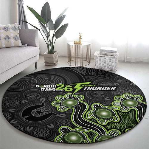 Sydney Thunder NAIDOC Week 2026 Round Carpet Sea Turtles Aboriginal Art