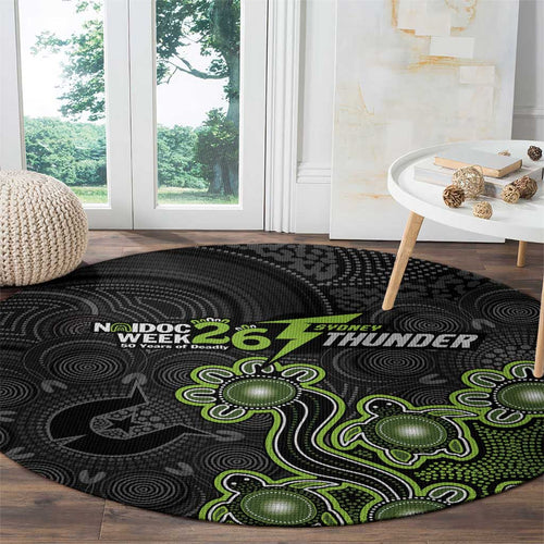 Sydney Thunder NAIDOC Week 2026 Round Carpet Sea Turtles Aboriginal Art