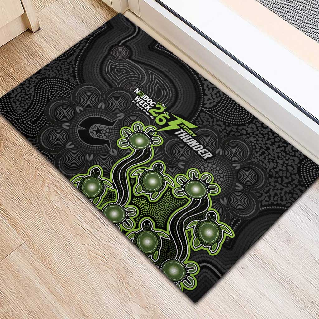 Sydney Thunder NAIDOC Week 2026 Rubber Doormat Sea Turtles Aboriginal Art