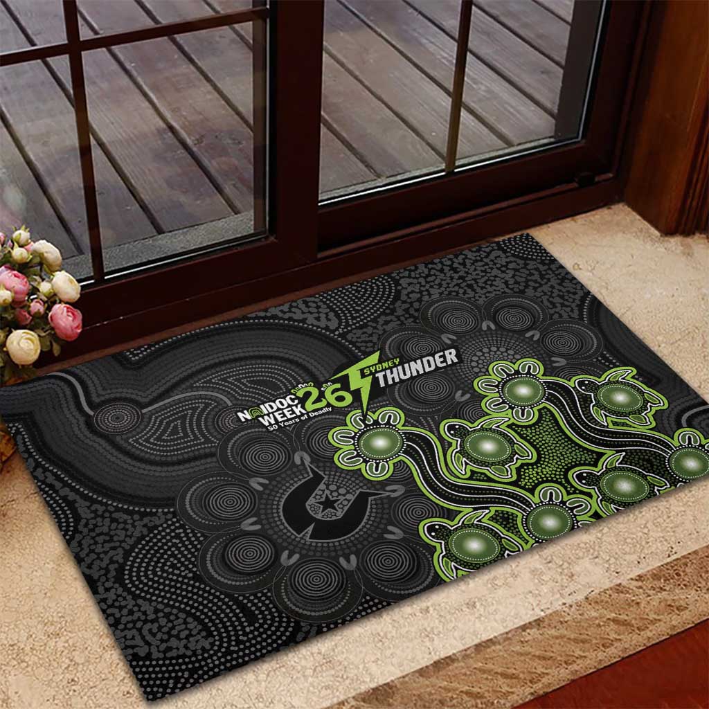 Sydney Thunder NAIDOC Week 2026 Rubber Doormat Sea Turtles Aboriginal Art