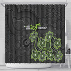 Sydney Thunder NAIDOC Week 2026 Shower Curtain Sea Turtles Aboriginal Art