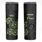 Personalised Sydney Thunder NAIDOC Week 2026 Skinny Tumbler Sea Turtles Aboriginal Art