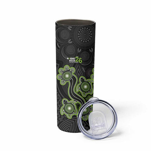 Personalised Sydney Thunder NAIDOC Week 2026 Skinny Tumbler Sea Turtles Aboriginal Art