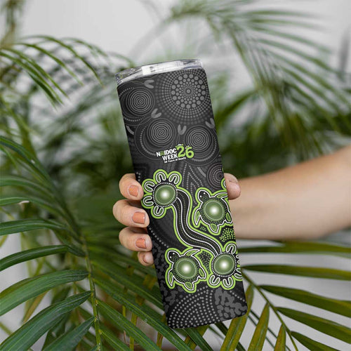 Personalised Sydney Thunder NAIDOC Week 2026 Skinny Tumbler Sea Turtles Aboriginal Art