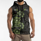 Personalised Sydney Thunder NAIDOC Week 2026 Sleeveless Zip Hoodie Sea Turtles Aboriginal Art